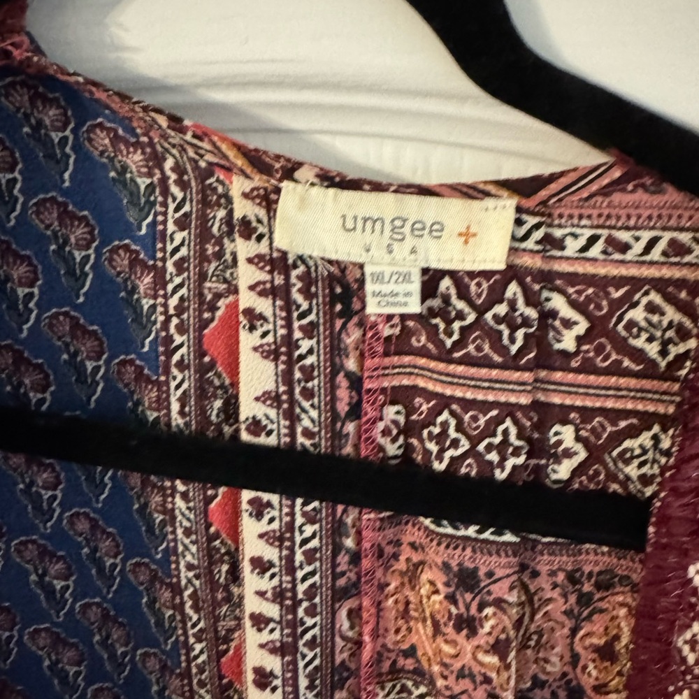 Umgee Bohemian Patchwork Kimono - image 3